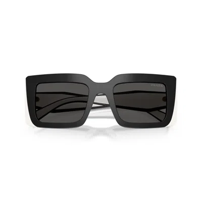Prada 0pr D01s Oversized Square Frame Sunglasses In Black