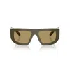 Prada 0pr D04su Oversized Rectangular Acetate Sunglasses In Multi