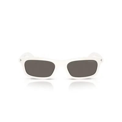 Prada 0pr D05s Glossy White Acetate Sunglasses