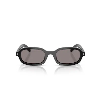 PRADA 0PR D06S RECTANGULAR ACETATE SUNGLASSES