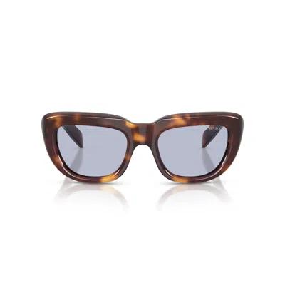Prada 0pr D07s Oversized Cat-eye Sunglasses In Brown