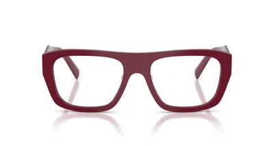 Prada 0pr D07vu Oversized Square Eyeglasses In White