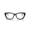 Prada 0pr D11vd Angular Cat-eye Acetate Eyeglasses In Brown