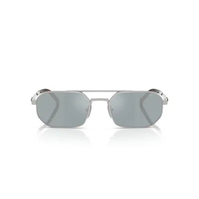 PRADA 0PR D53S RECTANGULAR METAL FRAME SUNGLASSES