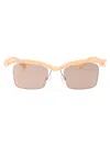 Prada 0pr Nylon Frame Sunglasses In Neutral