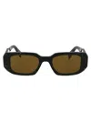 Prada 0pr Sculpted Marble Acetate Sunglasses In Black