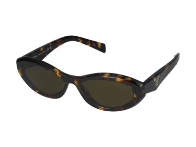 Prada 0pr Tortoiseshell Acetate Sunglasses In Brown