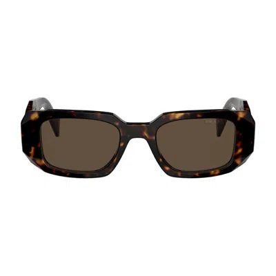 Prada 0pr17ws-2au8c149 Tortoiseshell Acetate Sunglasses In Brown