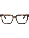 Prada 0pr A19v Glasses In Brown