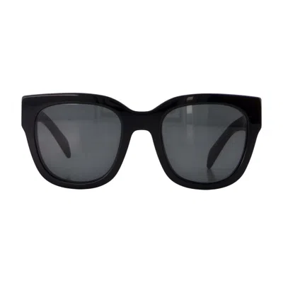 Prada 0prc04s-16k08z52 Acetate Sunglasses In Black