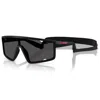 Prada Linea Rossa Man Sunglass Ps A03s In Black