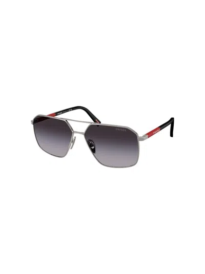 Prada 0ps Aviator Sunglasses In Multi