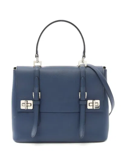 Pre-owned Prada 10's Leather Tote Bag