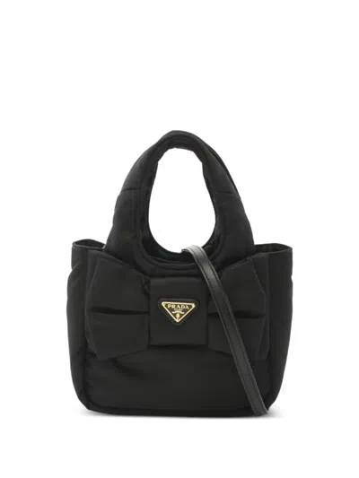 Pre-owned Prada 10's Padded Re-nylon Tote Bag