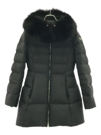 Pre-owned Prada 10's Puffer Jacket In Black