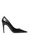 PRADA 100MM LEATHER POINTED PUMPS