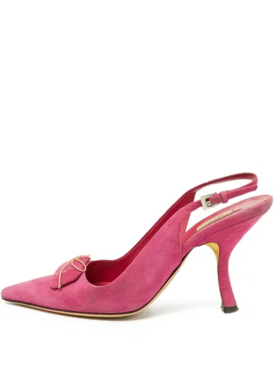 Pre-owned Prada 100mm Slingback Pumps