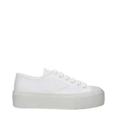 Prada Sneakers Woman Fabric White