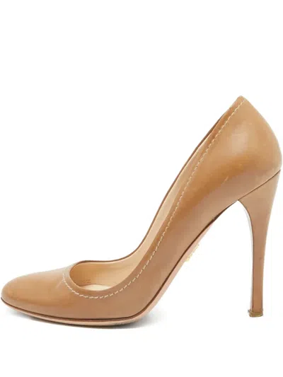 Pre-owned Prada 105mm Leather Pumps