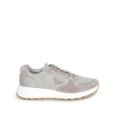 Prada Prax 01 Re-nylon Sneakers In Gray