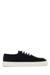 Prada Sneakers Navy Blue In Cotton Canvas