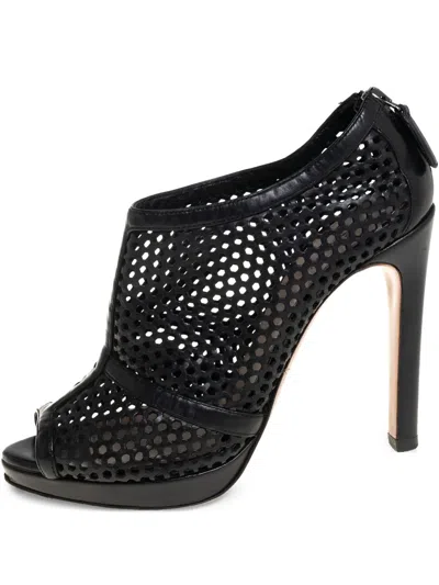 Pre-owned Prada 110mm Perforated Pumps