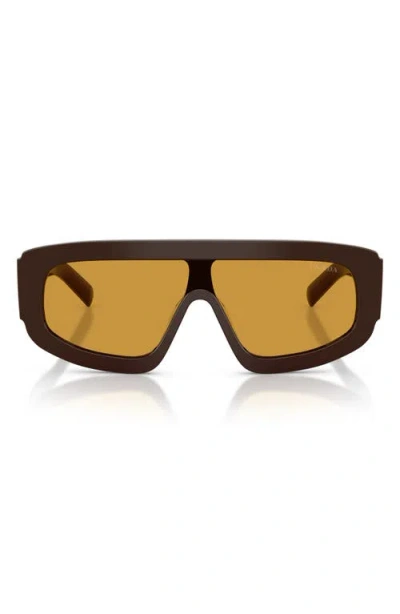 PRADA PRADA 124MM OVERSIZE IRREGULAR SUNGLASSES