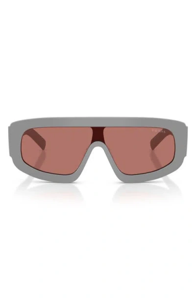 PRADA PRADA 124MM OVERSIZE IRREGULAR SUNGLASSES