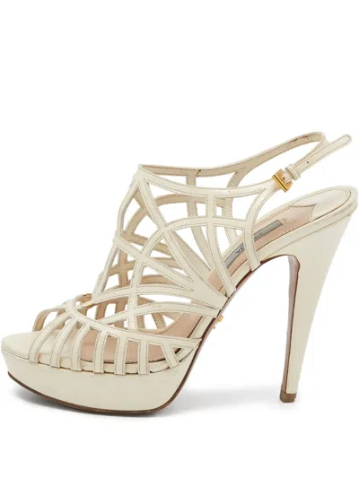 Pre-owned Prada 130mm Leather Pumps