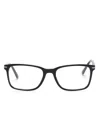 Prada Rectangle-frame Glasses In Black
