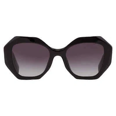 Pre-owned Prada 16ws Sunglasses 1ab5d1 Black 100 Authentic In Gray