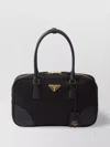 Prada 1978 Medium Re-nylon Clutch Bags In Black