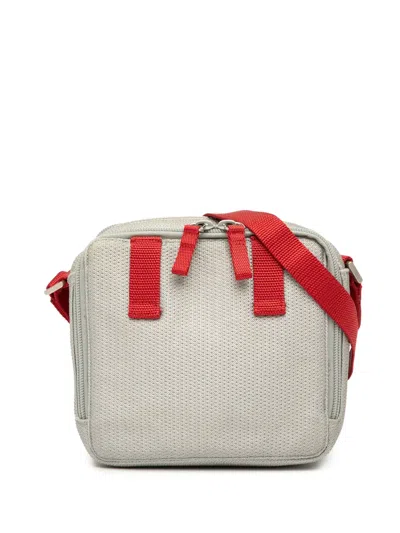 Pre-owned Prada 1990-2020 Luna Rossa Polyester Crossbody Bag In Gray