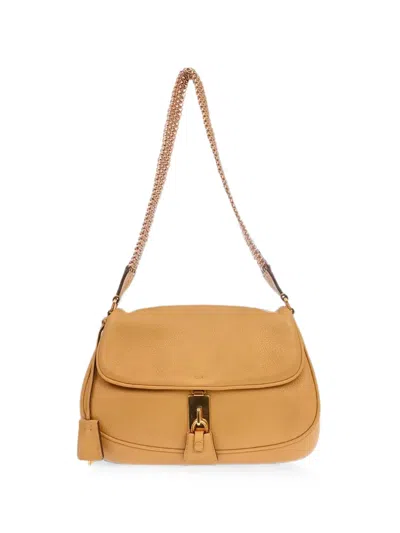 Pre-owned Prada 1990-2000s Chain-link-strap Shoulder Bag In Neutrals