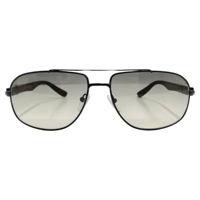 Pre-owned Prada 1990s Black & Blue Tortoise Aviator Sunglasses