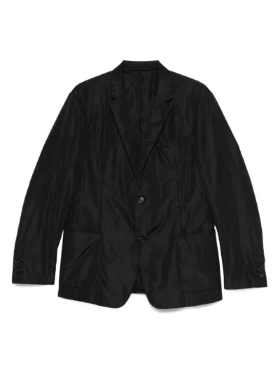 Pre-owned Prada 1990s Buttoned Jacket In Black