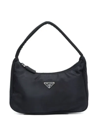 Pre-owned Prada 1990s Hobo Tote Bag In Black
