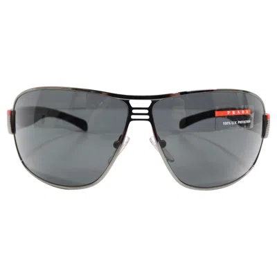 Pre-owned Prada 1990s Silver Tone Aviator Sunglasses