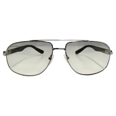 Pre-owned Prada 1990s Silver Tone Aviator Sunglasses
