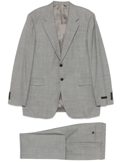 Pre-owned Prada 1990s Single-breasted Suit In Grey