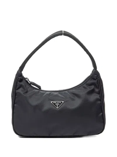 Pre-owned Prada 1990s Top-handle Shoulder Bag In Black