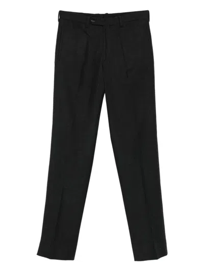 Pre-owned Prada 1990s Wool Trousers In Gray