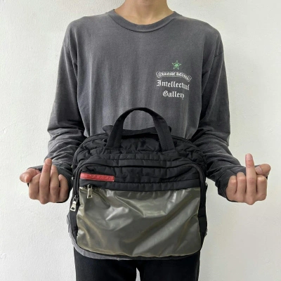 Pre-owned Prada 1999  Sport Waist Bag In Black