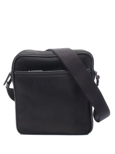 Pre-owned Prada 2000-2013 Re-nylon Crossbody Bag In Black
