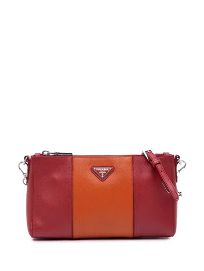 Pre-owned Prada 2000-2013 Saffiano Lux Crossbody Bag