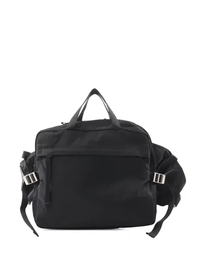 Pre-owned Prada 2000-2013 Tessuto 3 Way Bag Crossbody Bag In Black