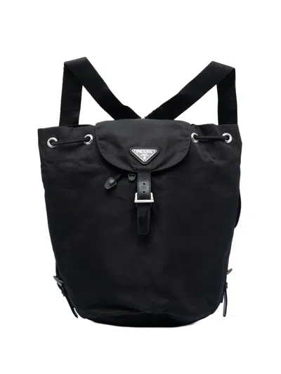 Pre-owned Prada 2000-2013 Tessuto Backpack In Black