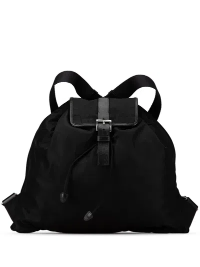 Pre-owned Prada 2000-2013 Tessuto Backpack In Black