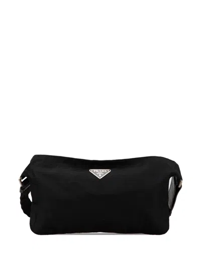 Pre-owned Prada 2000-2013 Tessuto Belt Bag In Black