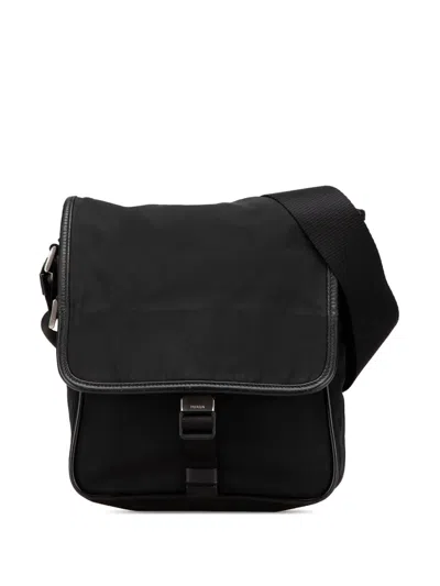 Pre-owned Prada 2000-2013 Tessuto Buckle Messenger Bag Crossbody Bag